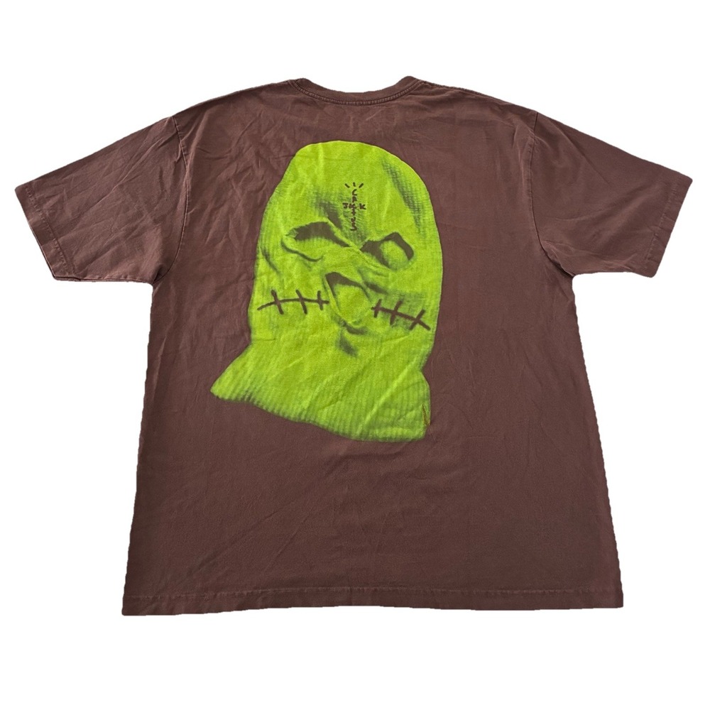 Travis Scott T Shirt XL Brown JackBoys 2 A2‎ Tee Double Sided NEW *fold